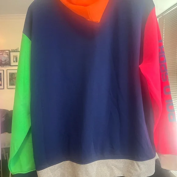 Men’s Polo Ralph Lauren colorful hoodie NWT.